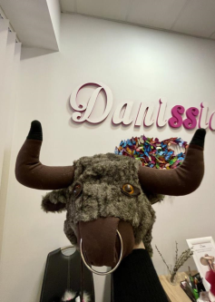 Mască de taur, bou, vacă.