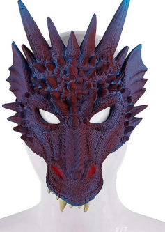 Masca Dragon albastru + aripi